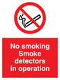 PS7: no smoking smoke detectors
