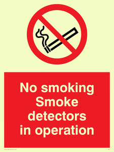 PS7: no smoking smoke detectors