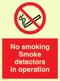 PS7: no smoking smoke detectors