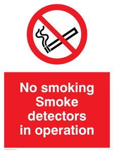 PS7: no smoking smoke detectors