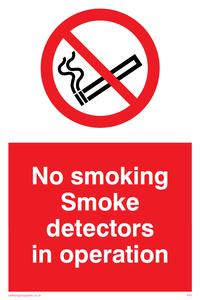 PS7: no smoking smoke detectors