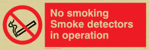 PS7: no smoking smoke detectors