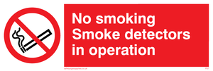 PS7: no smoking smoke detectors