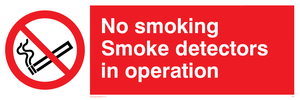 PS7: no smoking smoke detectors