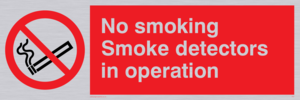PS7: no smoking smoke detectors