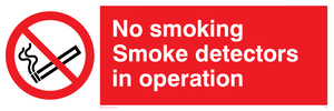 PS7: no smoking smoke detectors