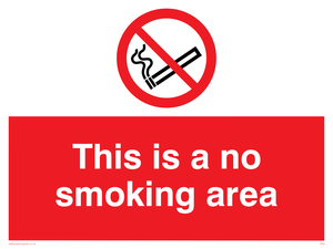 PS9: this is a no smoking area