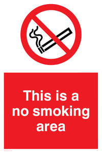 PS9: this is a no smoking area