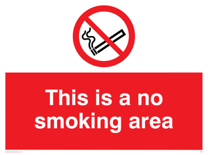 PS9: this is a no smoking area