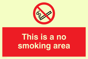 PS9: this is a no smoking area