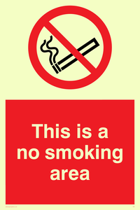 PS9: this is a no smoking area