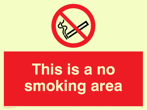 PS9: this is a no smoking area