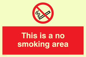PS9: this is a no smoking area