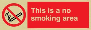 PS9: this is a no smoking area