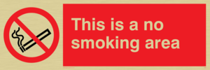 PS9: this is a no smoking area