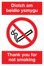 PS912: Thanks for not smoking welsh
