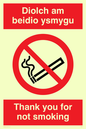 PS912: Thanks for not smoking welsh