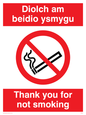 PS912: Thanks for not smoking welsh