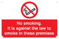 PS981: no smoking against the law