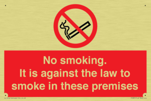 PS981: no smoking against the law