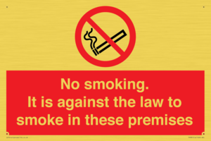 PS981: no smoking against the law
