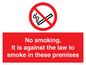 PS981: no smoking against the law