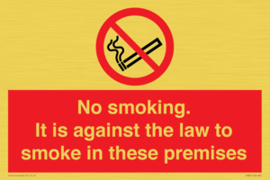 PS981: no smoking against the law