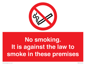 PS981: no smoking against the law