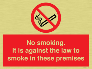 PS981: no smoking against the law