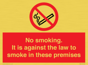 PS981: no smoking against the law