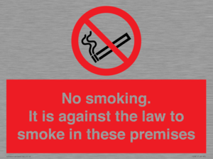 PS981: no smoking against the law