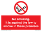 PS981: no smoking against the law