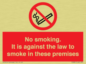PS981: no smoking against the law