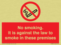 PS981: no smoking against the law