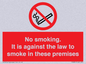 PS981: no smoking against the law
