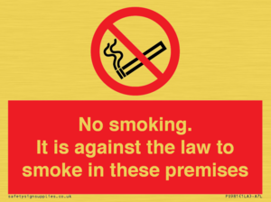 PS981: no smoking against the law