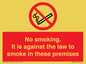 PS981: no smoking against the law