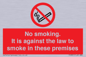 PS981: no smoking against the law