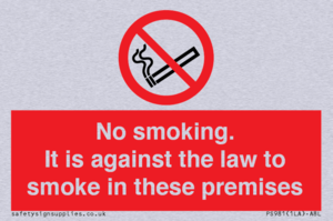PS981: no smoking against the law