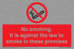 PS981: no smoking against the law