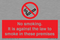 PS981: no smoking against the law