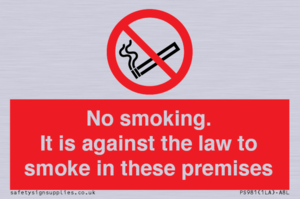 PS981: no smoking against the law