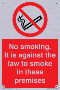 PS981: no smoking against the law
