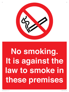PS981: no smoking against the law