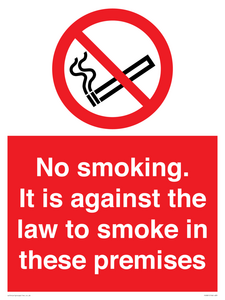 PS981: no smoking against the law