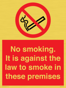 PS981: no smoking against the law