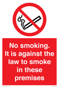 PS981: no smoking against the law