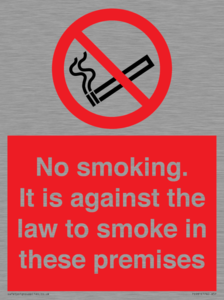 PS981: no smoking against the law