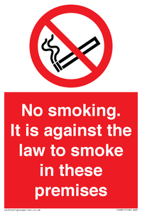 PS981: no smoking against the law