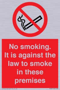 PS981: no smoking against the law